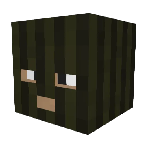 gronningen777 Minecraft avatar head, 3D render