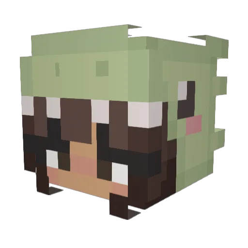 groo83 Minecraft avatar head, 3D render