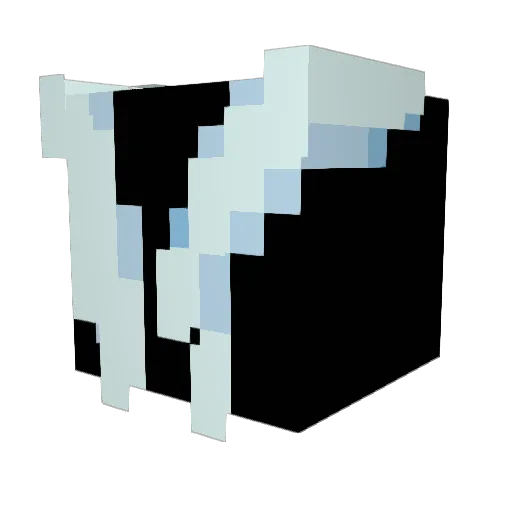 grooly Minecraft avatar head, 3D render