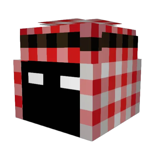groove1 Minecraft avatar head, 3D render
