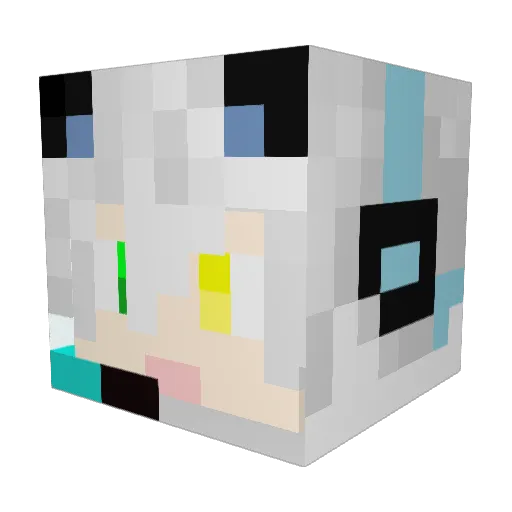 grooveice1 Minecraft avatar head, 3D render