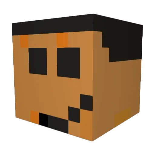 groovyandre2 Minecraft avatar head, 3D render