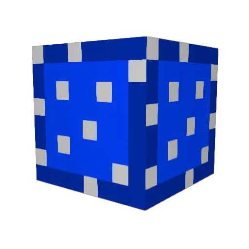 groovymud Minecraft avatar head, 3D render