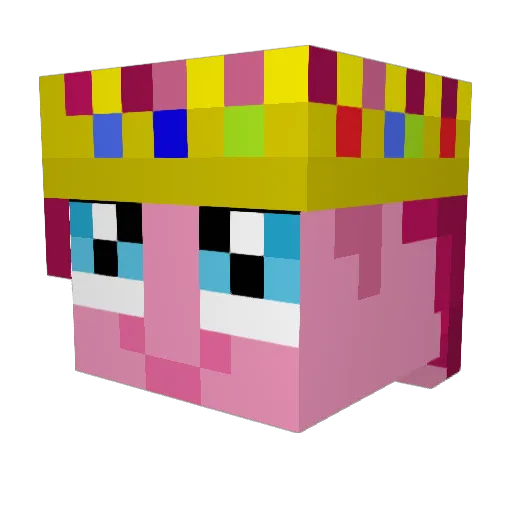 groovytus Minecraft avatar head, 3D render