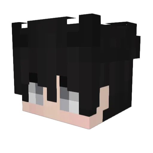 grossenenene Minecraft avatar head, 3D render