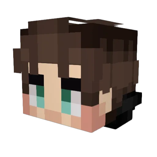 grosssonkel Minecraft avatar head, 3D render