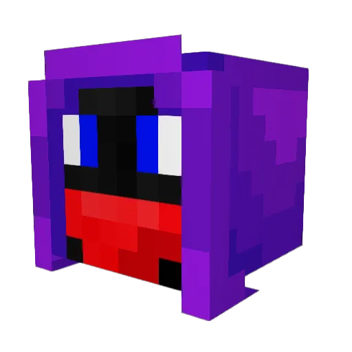 groszko Minecraft avatar head, 3D render