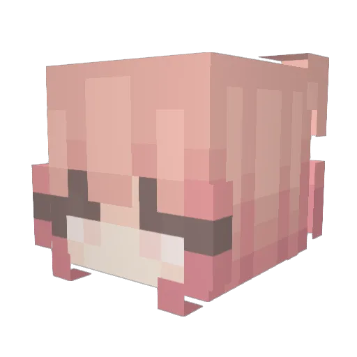 groundcurse Minecraft avatar head, 3D render
