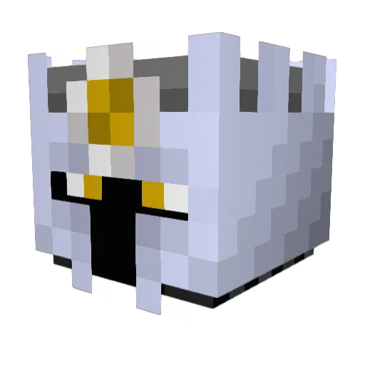 groundit Minecraft avatar head, 3D render