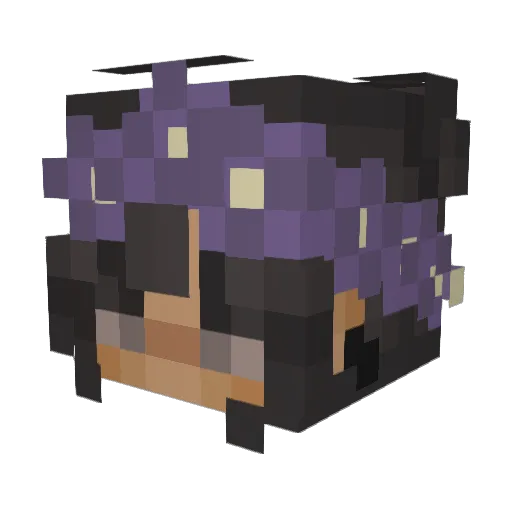 grovxrr Minecraft avatar head, 3D render