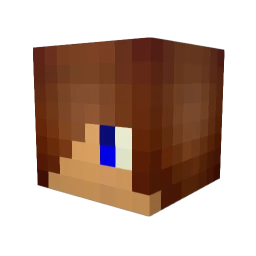 growlingraptor7 Minecraft avatar head, 3D render