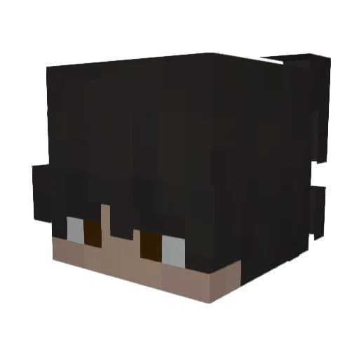growlm0n Minecraft avatar head, 3D render