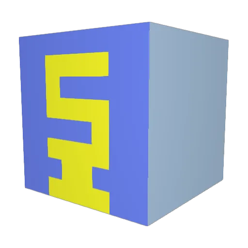 grown_light Minecraft avatar head, 3D render