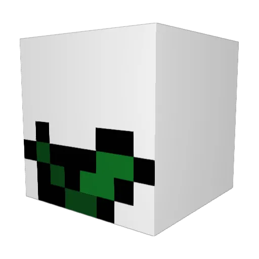 growoldwithme Minecraft avatar head, 3D render