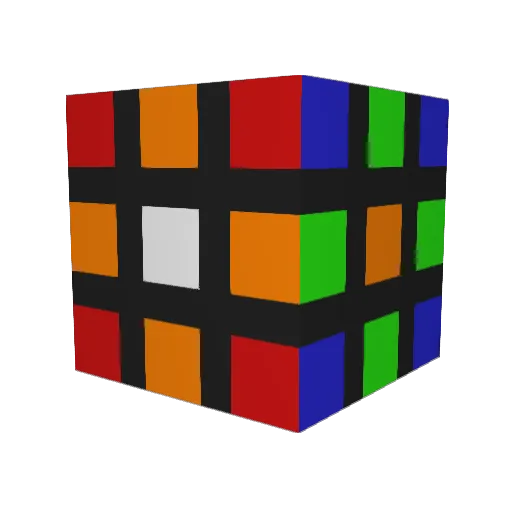 groxpl Minecraft avatar head, 3D render