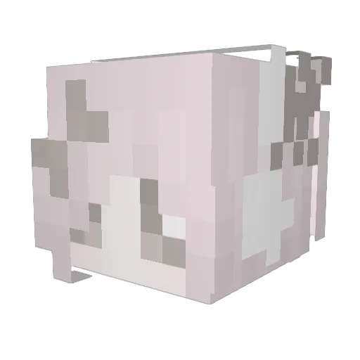grrrharumph Minecraft avatar head, 3D render