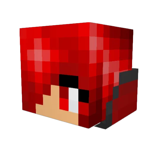 gruSteele Minecraft avatar head, 3D render