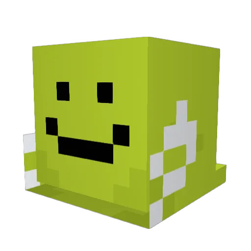 gru_3 Minecraft avatar head, 3D render
