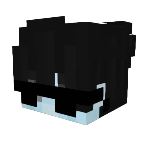 grubethg Minecraft avatar head, 3D render