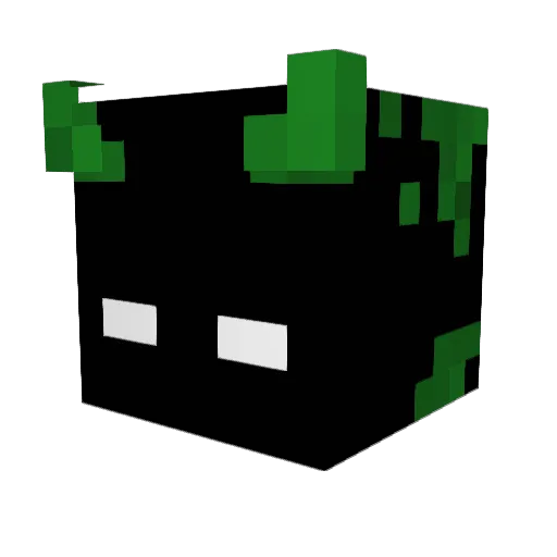 grubscout Minecraft avatar head, 3D render