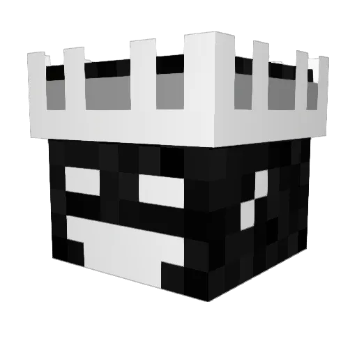 grumpycakepans Minecraft avatar head, 3D render
