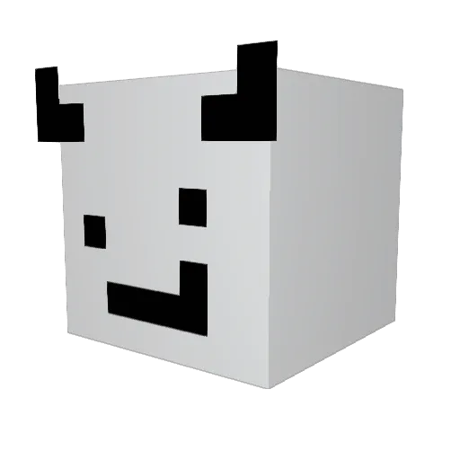 grumpycat2657 Minecraft avatar head, 3D render