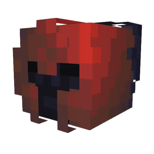 grumpyguy Minecraft avatar head, 3D render