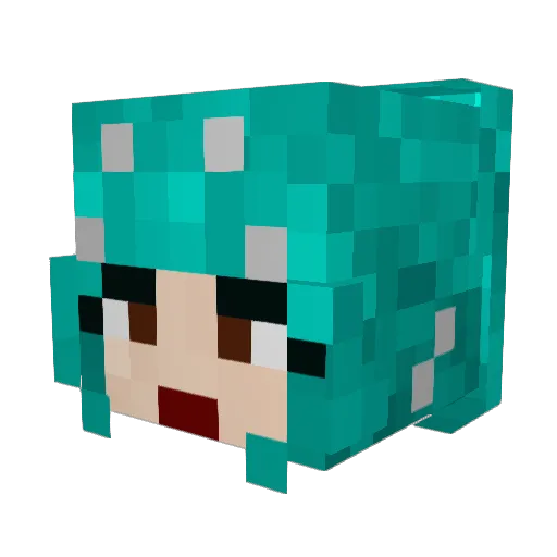 grumpypants187 Minecraft avatar head, 3D render