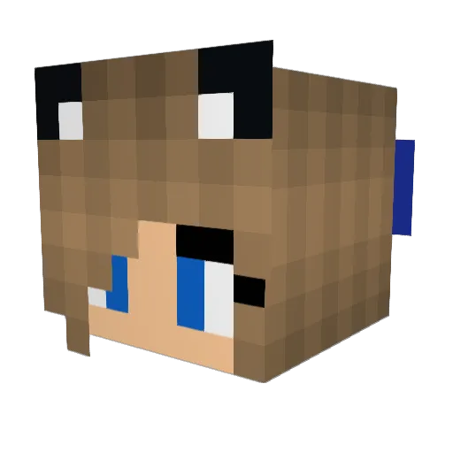 grunkl Minecraft avatar head, 3D render