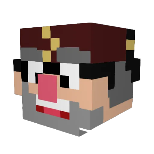 grunklestan100 Minecraft avatar head, 3D render