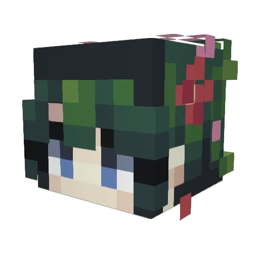 grunwalder675 Minecraft avatar head, 3D render