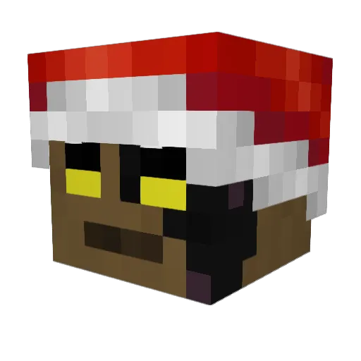 grvca1337 Minecraft avatar head, 3D render