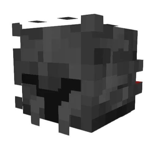 grx50000 Minecraft avatar head, 3D render