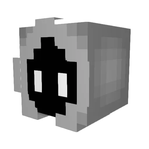 grxnt Minecraft avatar head, 3D render
