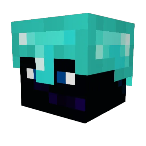 grxsamuel Minecraft avatar head, 3D render