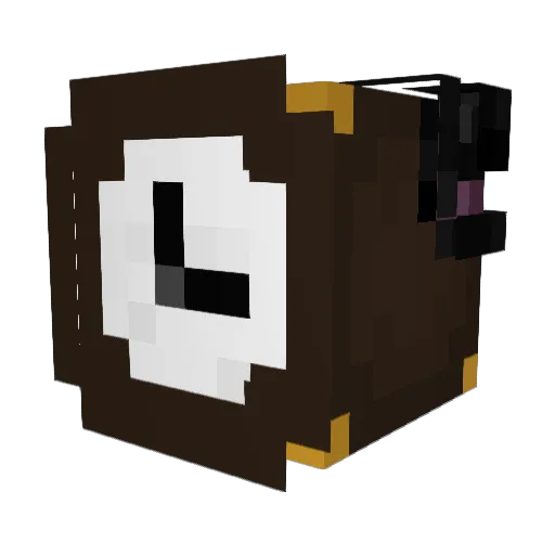 gryfenferf Minecraft avatar head, 3D render