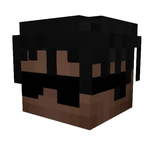 grymik554 Minecraft avatar head, 3D render