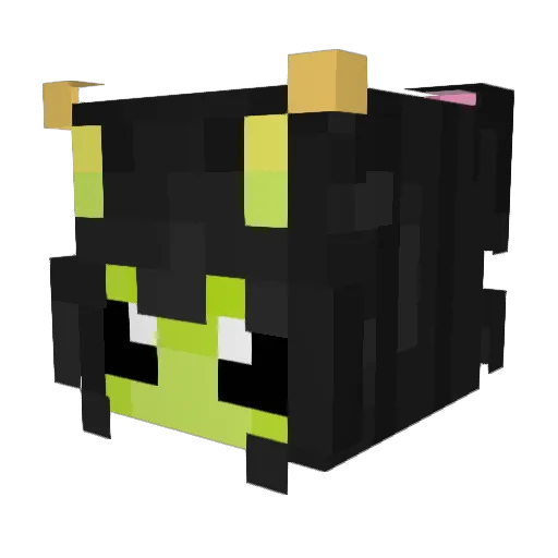grynni Minecraft avatar head, 3D render
