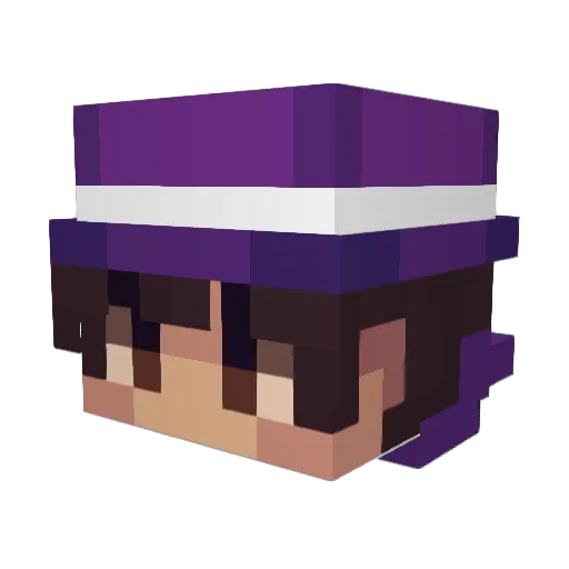 grzbiet246 Minecraft avatar head, 3D render