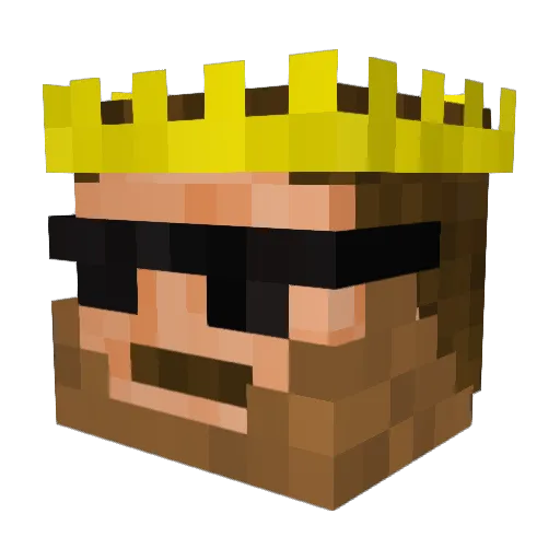 grzechu_12 Minecraft avatar head, 3D render