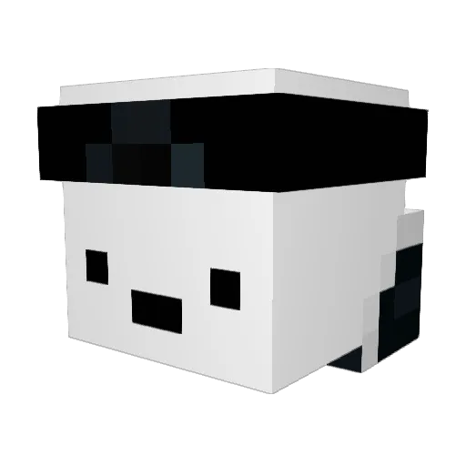 grzybek_pro Minecraft avatar head, 3D render