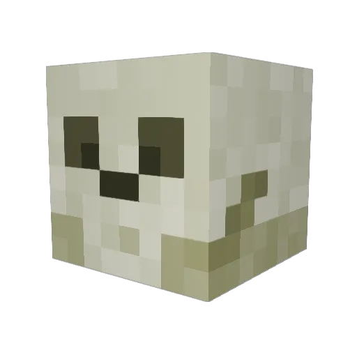 gs4096 Minecraft avatar head, 3D render