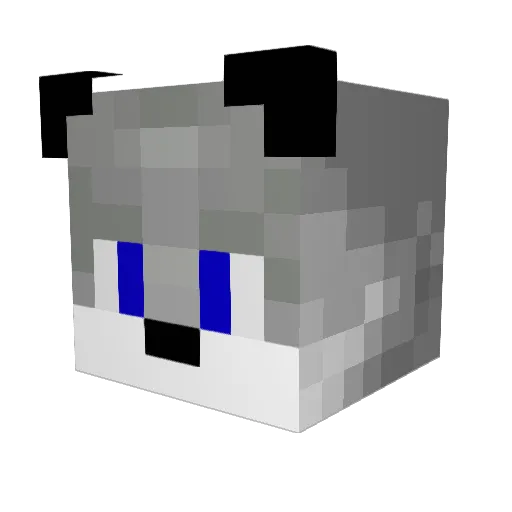 gsambrook Minecraft avatar head, 3D render