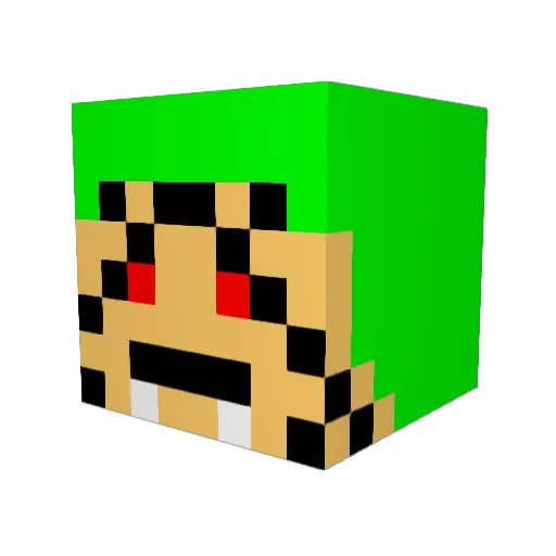 gscaiano Minecraft avatar head, 3D render