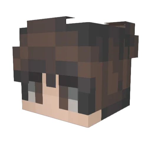 gsergres Minecraft avatar head, 3D render