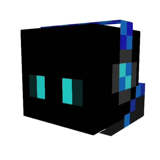 gshock21 Minecraft avatar head, 3D render