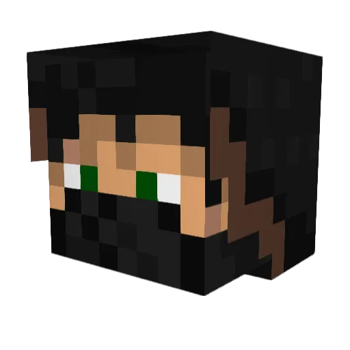 gsi67 Minecraft avatar head, 3D render