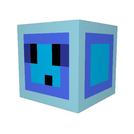 gsis09 Minecraft avatar head, 3D render
