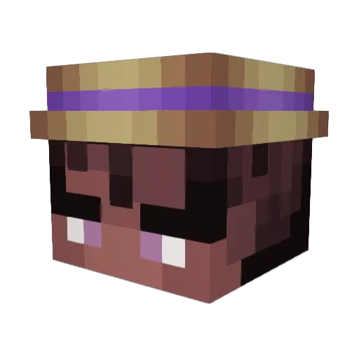 gsk4real Minecraft avatar head, 3D render