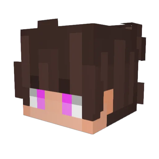 gskaa Minecraft avatar head, 3D render